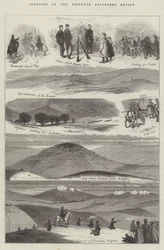 Croquis à la revue des volontaires de Brighton